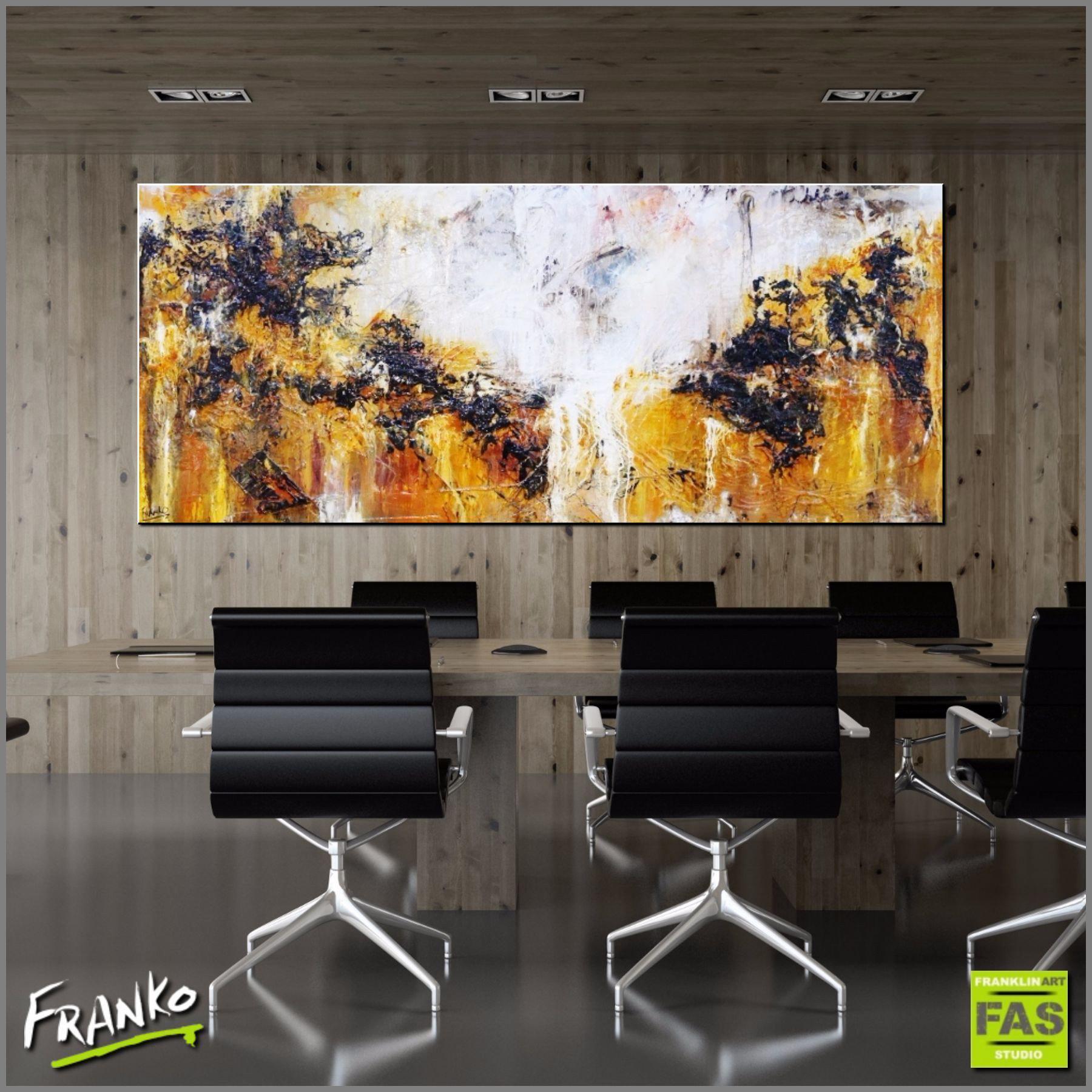 240cm x 100cm Sienna Abstract Canvas Painting - Modern Fire-Themed Wall Art for Living Room, Bedroom & Office Decor