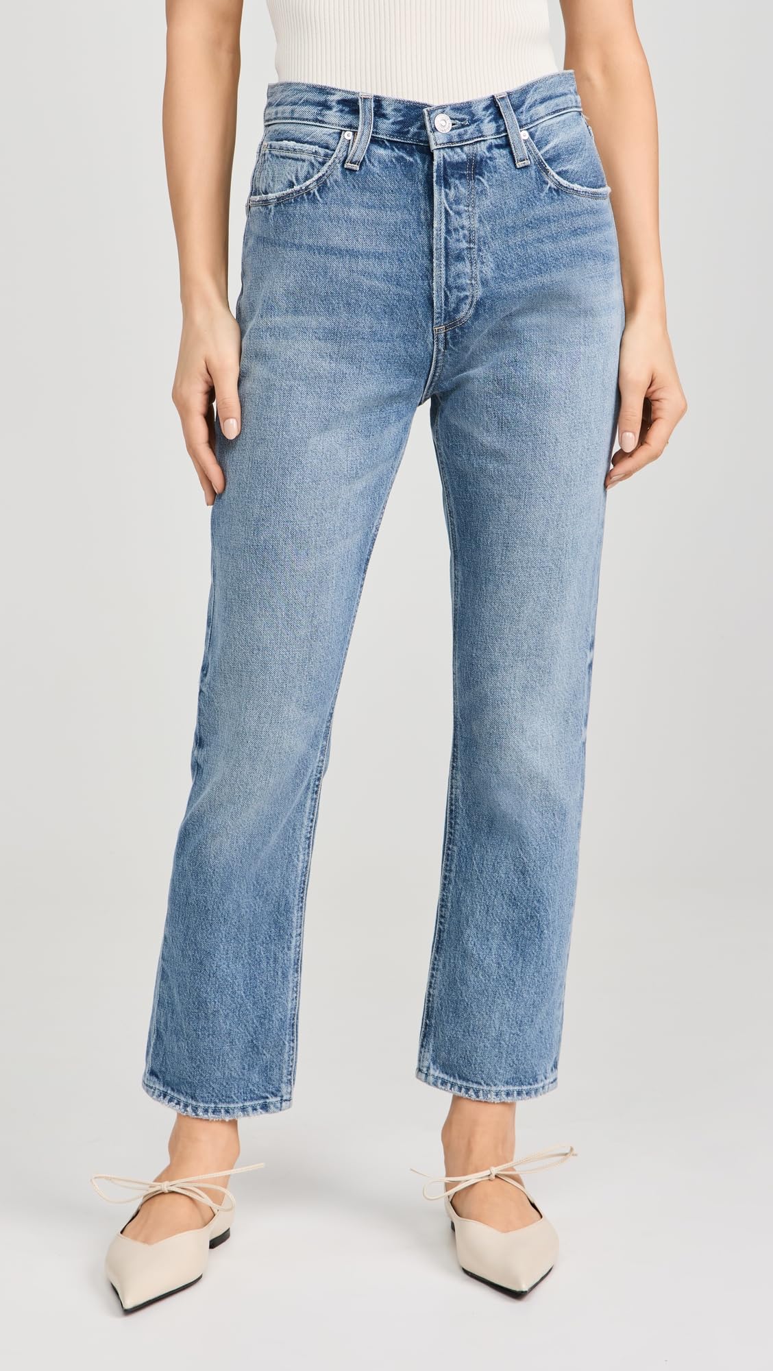 PAIGE Women's Billy Crop Jeans - High Waist Skinny Denim Pants for Casual & Work | Perfect for Everyday Wear, Office & Weekend Outfits