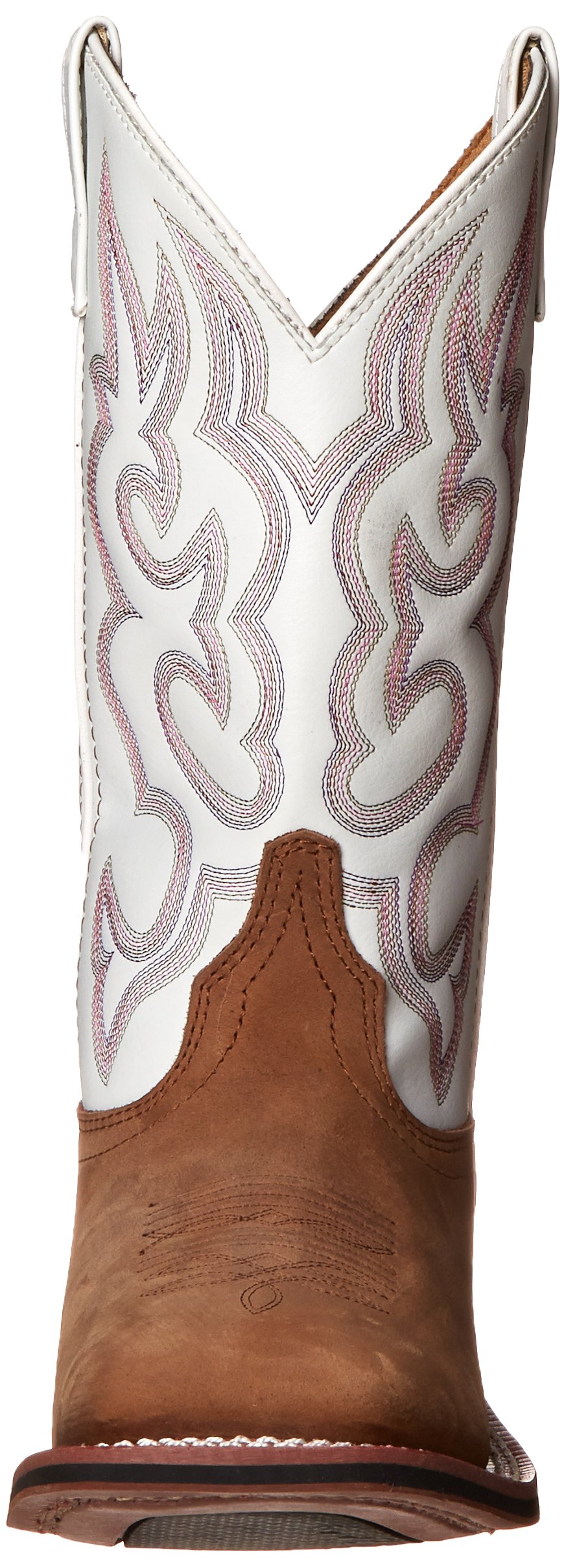 Laredo Women's Mesquite Embroidered Square Toe Western Boots - Mid Calf Cowgirl Dress Boots with 1-2
