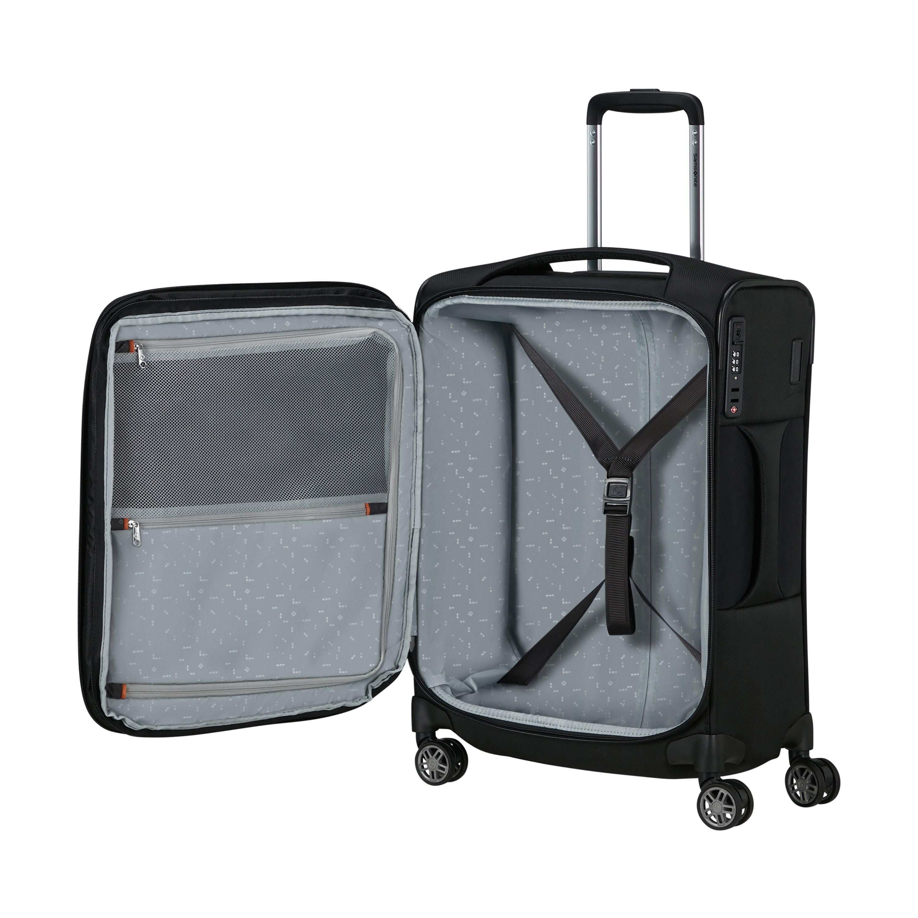 Samsonite Re Lite Spinner Expandable Carry On Luggage - Lightweight Expandable Suitcase for Travel, Business Trips & Weekend Getaways | Durable 20