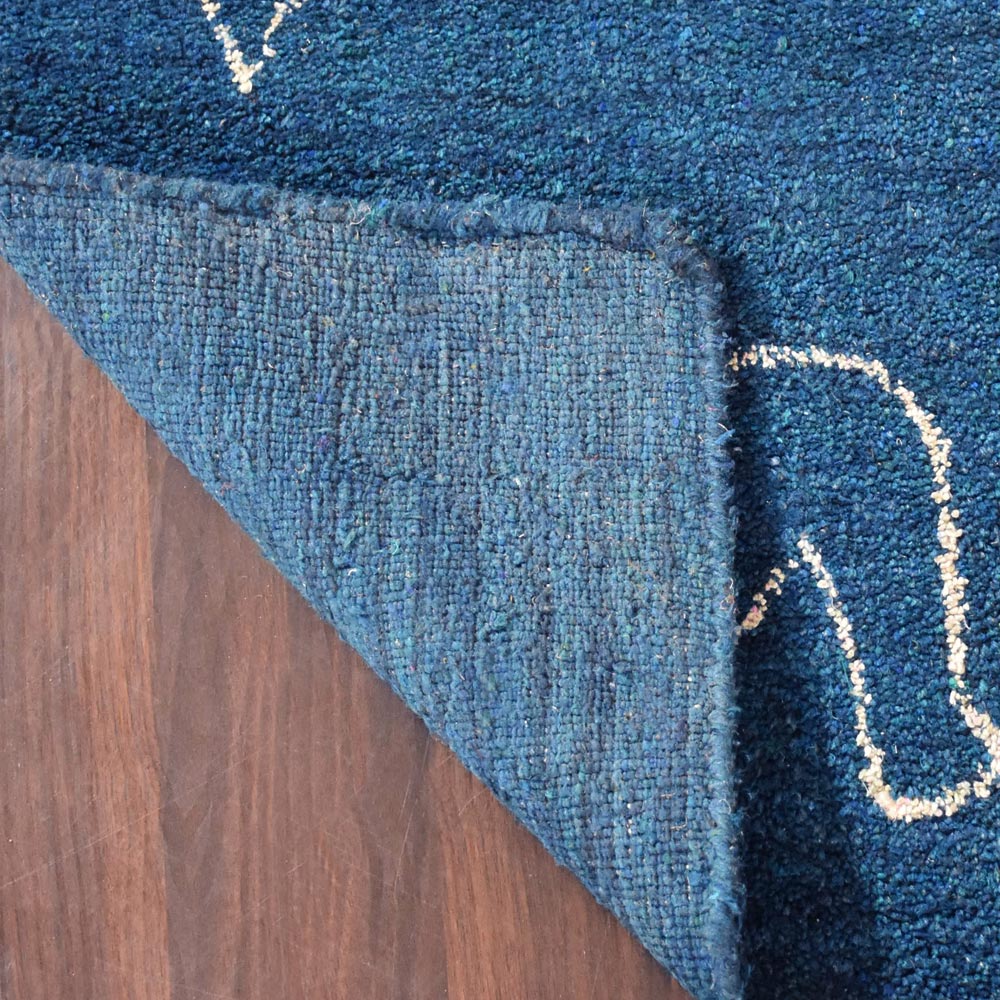 Hand Knotted Reflection Rug - Premium Bohemian Style Area Rug for Living Room, Bedroom, or Dining Room Decor