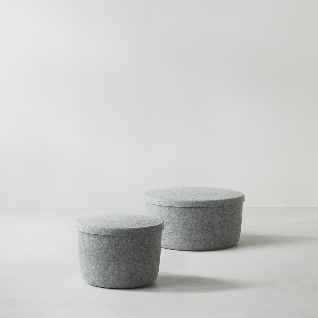 Stylish Hide Storage Pouf Ottoman - Versatile Seating & Storage Solution for Living Room, Bedroom, or Nursery