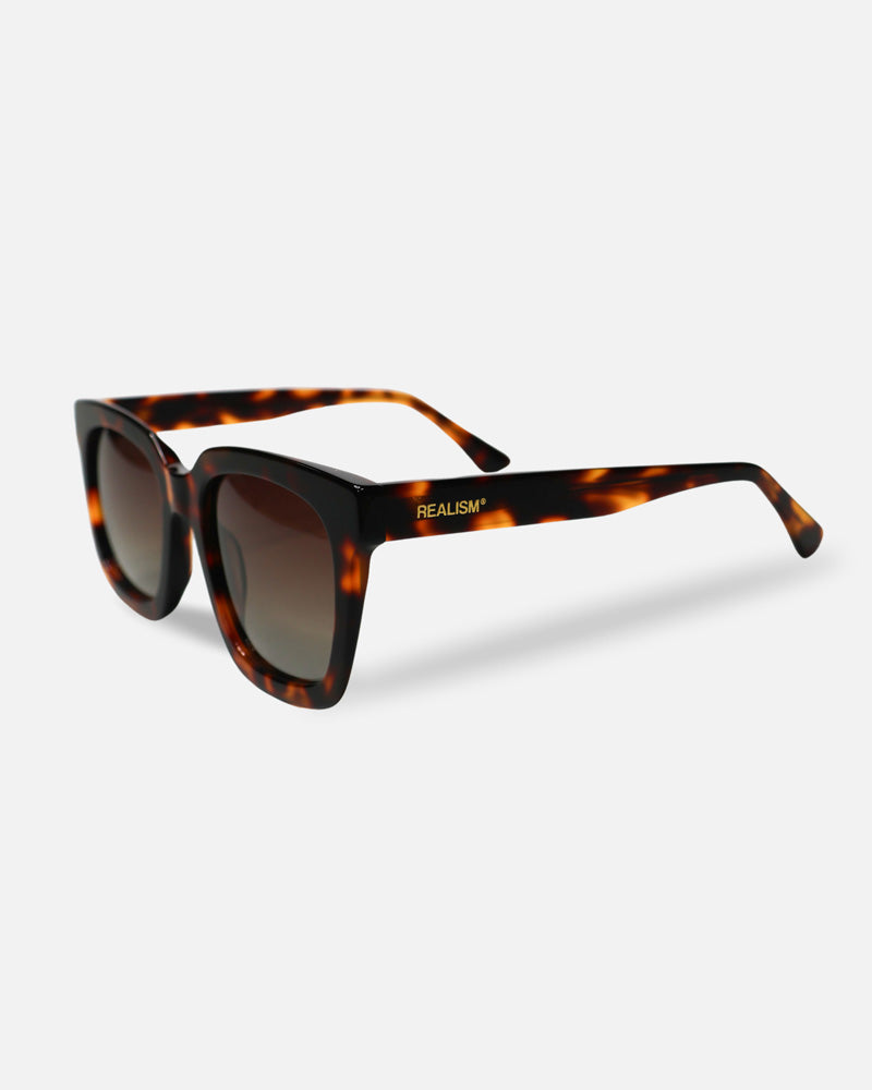 SSS MONACO Logo Tortoise Shell Sunglasses - Polarized UV Protection Aviator Style for Men & Women - Perfect for Beach, Driving & Outdoor Activities