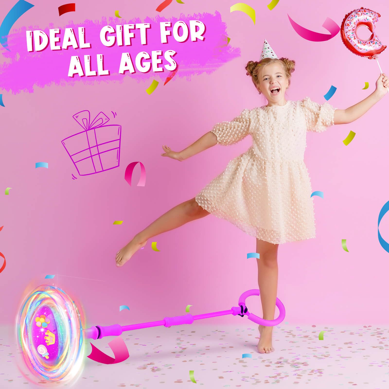 Skip It Ankle Ball Game for Kids Ages 4-12 | Fun Outdoor Toys for Girls & Boys | Perfect Birthday Gift for 6-10 Year Olds | Active Play & Backyard Fun