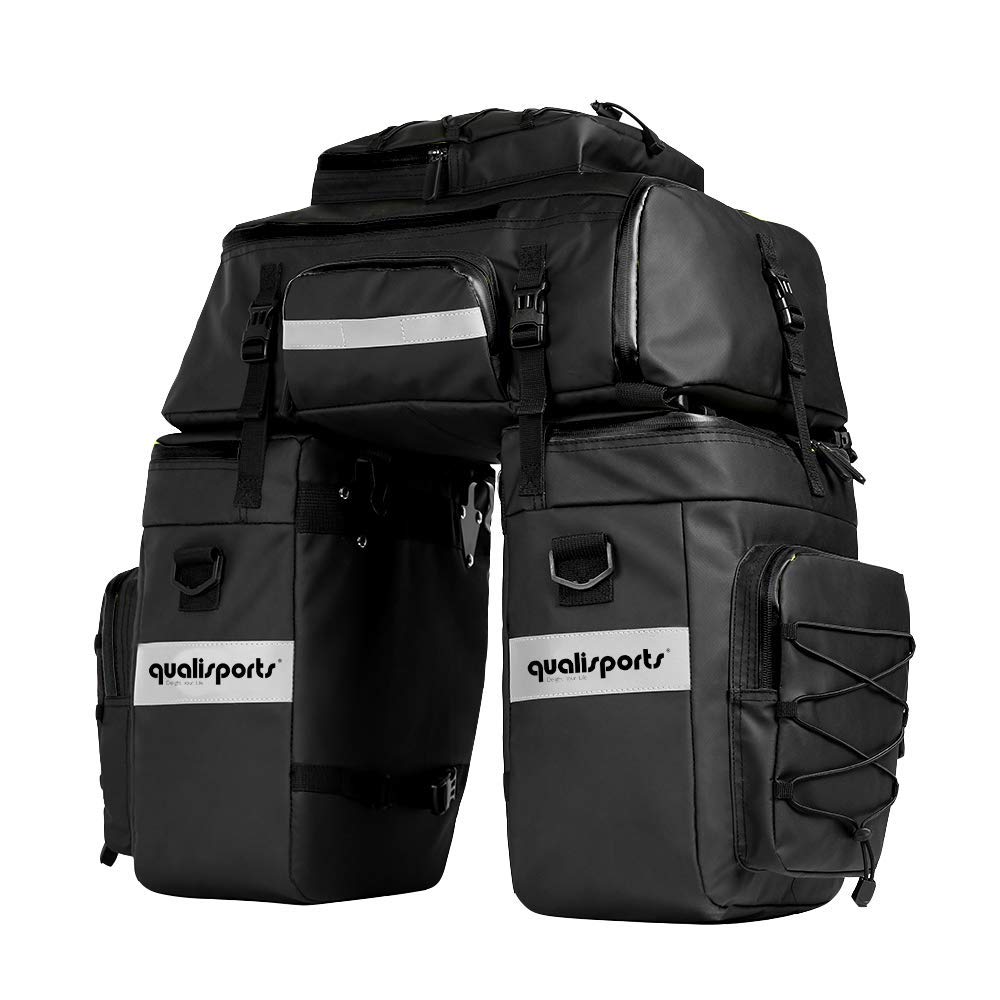 **Waterproof 3-in-1 Bike Rack Pannier Bag Set - E-Bike Saddle & Shoulder Bag, Laptop & Travel Cargo Bag - Durable Multifunctional Cycling Accessories for Commuting, Camping & Outdoor Adventures**