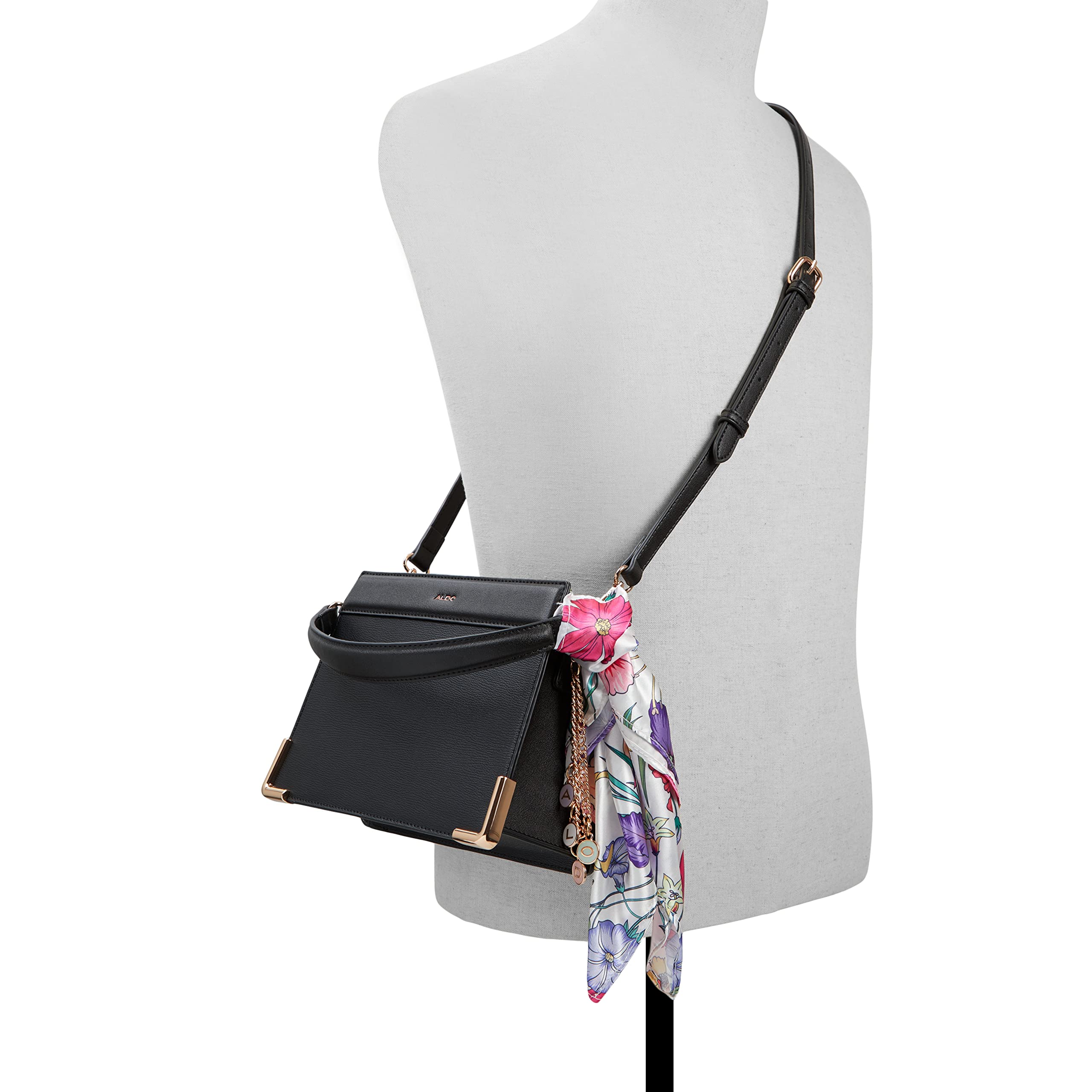 ALDO Women's Powsy Leather Handbag Purse - Stylish Crossbody Bag for Work, Travel & Everyday Use