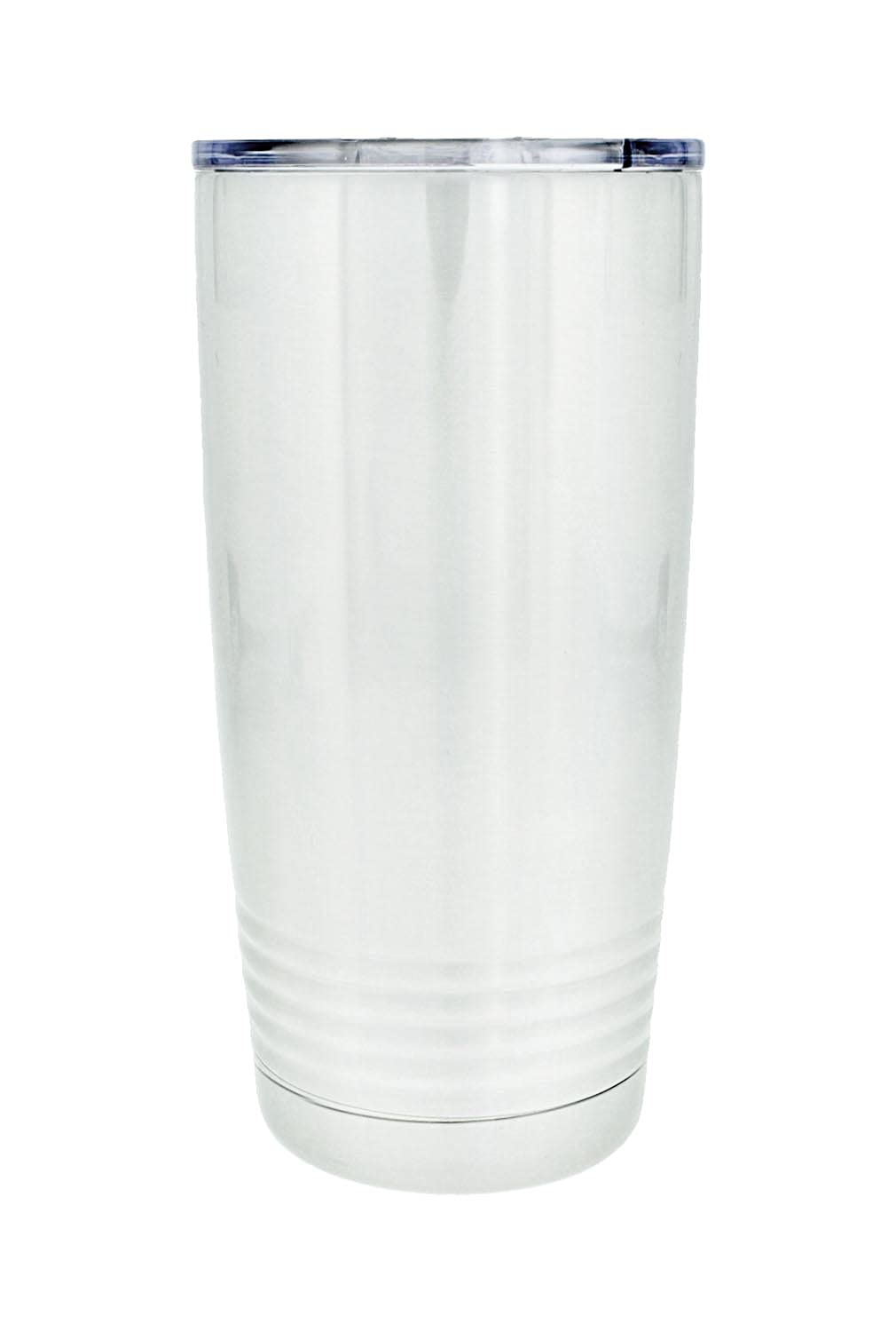 Premium 20oz Stainless Steel Insulated Travel Mug with Lid - White - Leak Proof & Temperature Retention - Perfect for Coffee, Tea & Hot/Cold Beverages - Ideal for Commuting, Office & Outdoor Adventures
