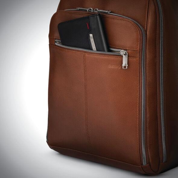 Samsonite Classic Leather Backpack for Men & Women - Durable Business Travel Backpack with Laptop Compartment - Perfect for Office, School, College & Commuting