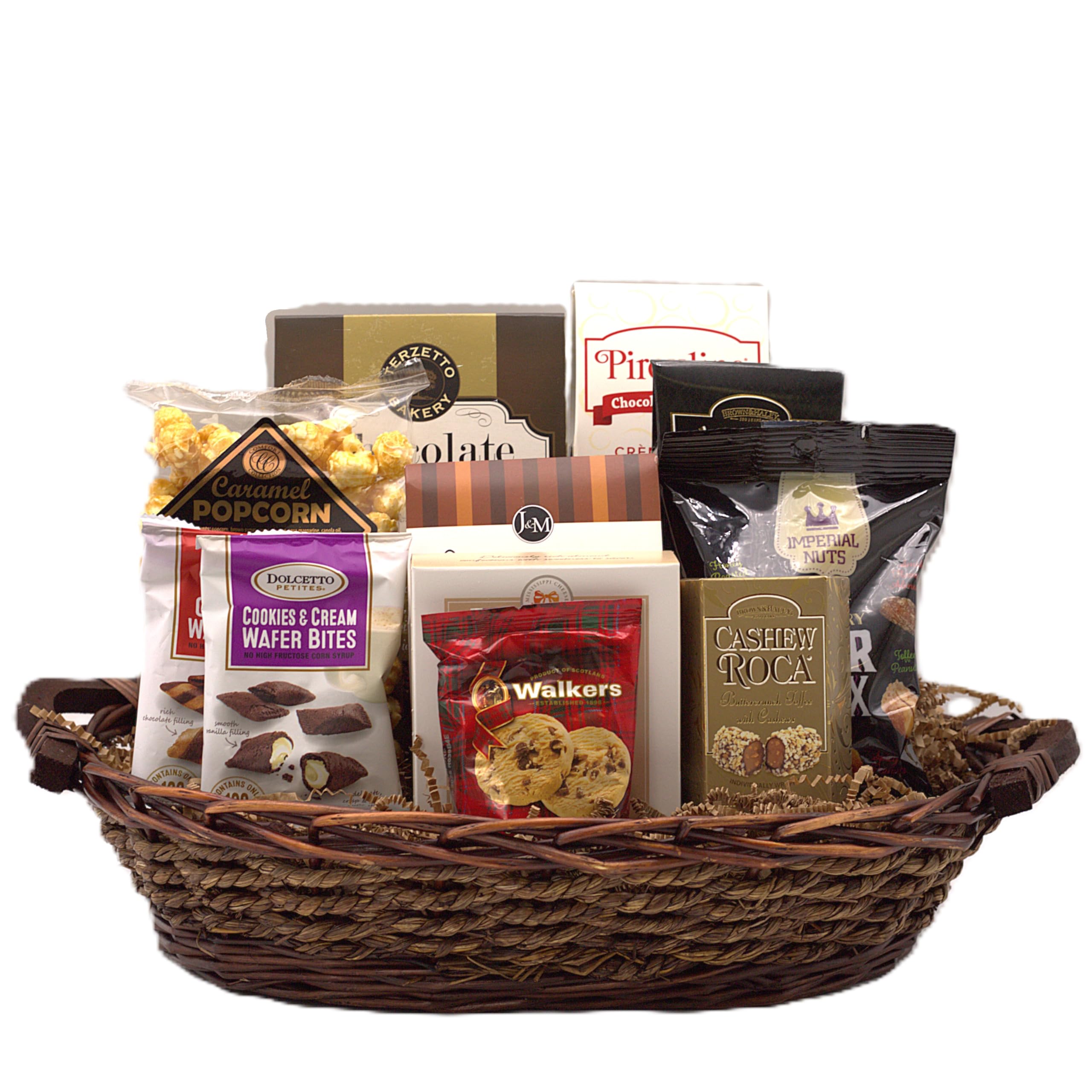 Autumn In Gold Gift Basket - Fall-Themed Gourmet Gift Box with Seasonal Flavors & Colors | Perfect for Thanksgiving, Halloween, and Autumn Celebrations