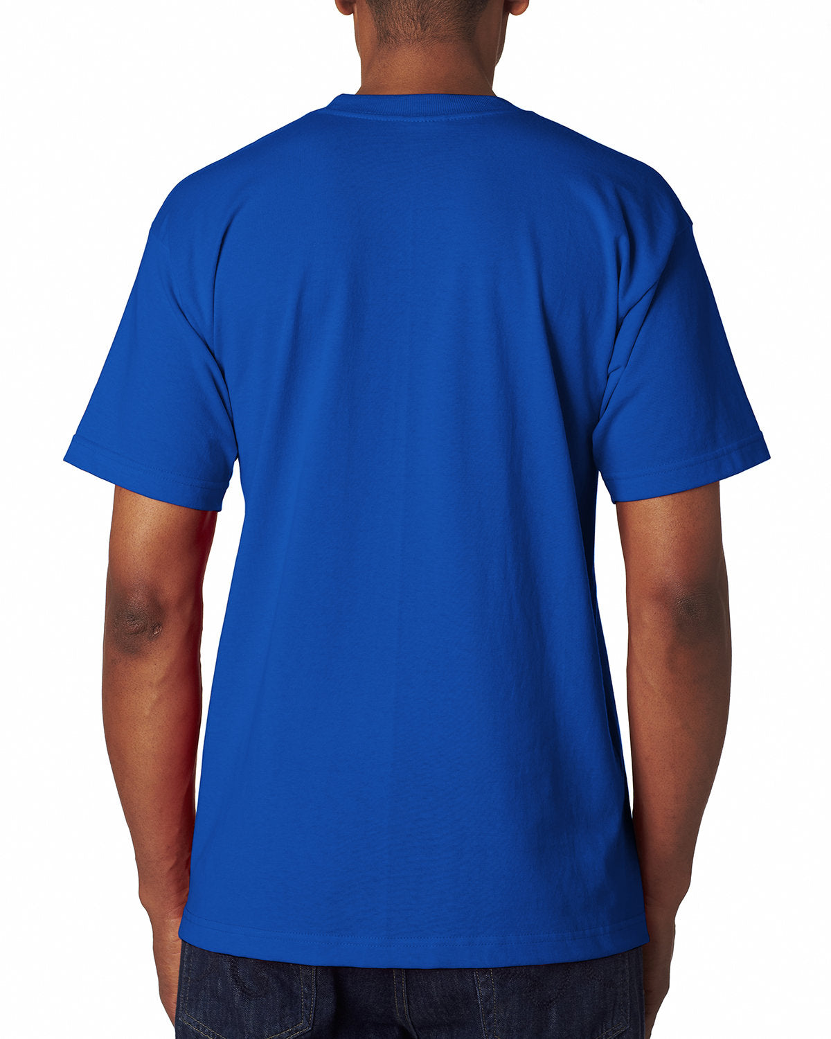 Bayside BA7100 Men's 6.1 oz 100% Cotton Pocket T-Shirt - Soft Comfort Fit Crew Neck Tee for Casual Wear, Work & Everyday Outfits
