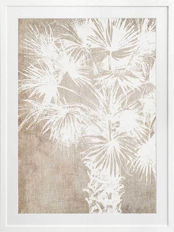 Canary Island II Framed Art Print - Tropical Beach Wall Decor for Living Room, Bedroom & Office - Ready to Hang Coastal Landscape Painting
