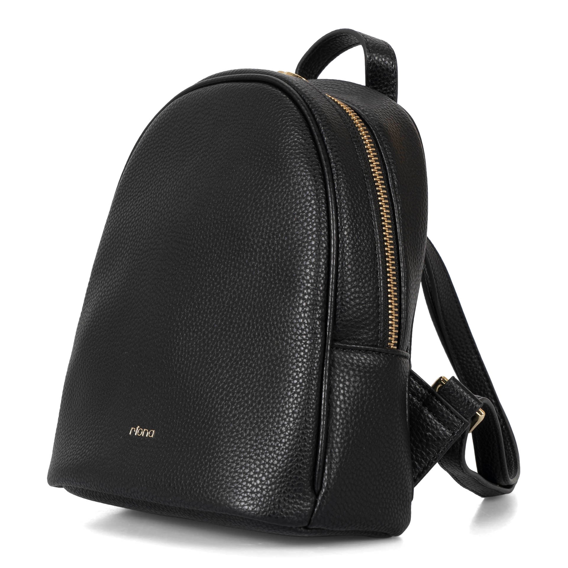 Riona Mia RFID Blocking Mini Backpack for Women - Anti-Theft Small Travel Bag, Lightweight & Water-Resistant - Perfect for Commuting, Travel, and Daily Use (Black)