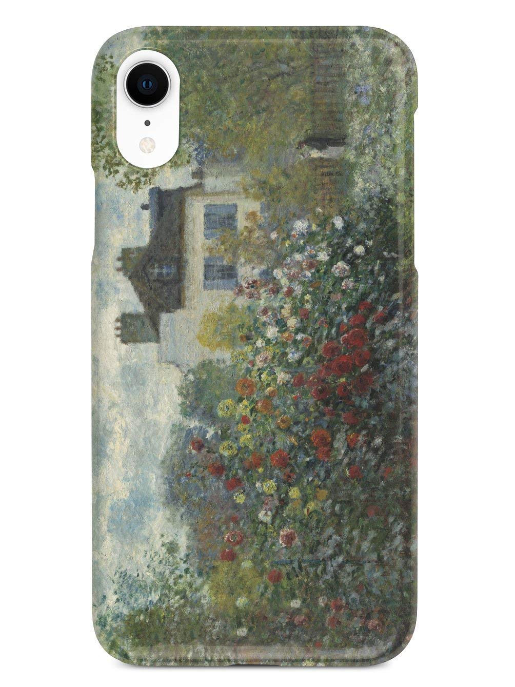 **Claude Monet The Artist's Garden iPhone XR Case - 3D Textured Protective Cover for Apple iPhone XR - Inspired by Monet's Paintings - Perfect for Art Lovers & Daily Use**