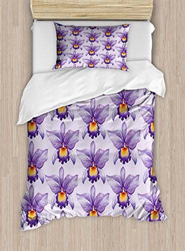 Pale Mauve Violet Orange