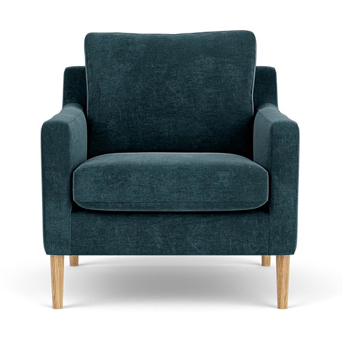 Astha Fabric Armchair - Modern Upholstered Accent Chair for Living Room, Bedroom & Office - Comfortable Lounge Chair with Soft Fabric & Sturdy Frame