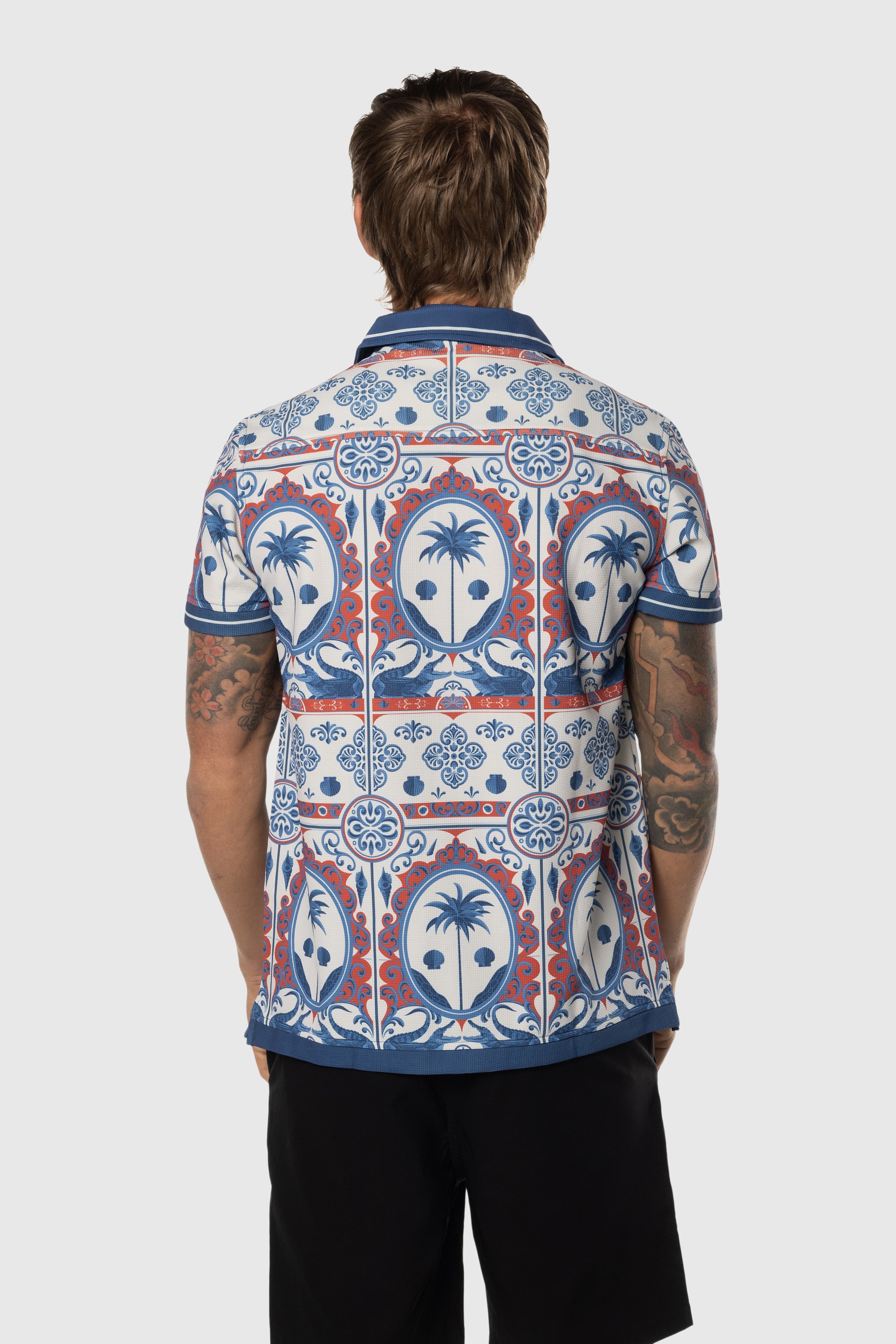 Stylish Beach Club Button Up Shirt for Men - Lightweight & Breathable Summer Casual Wear - Perfect for Vacations, Pool Parties & Outdoor Adventures