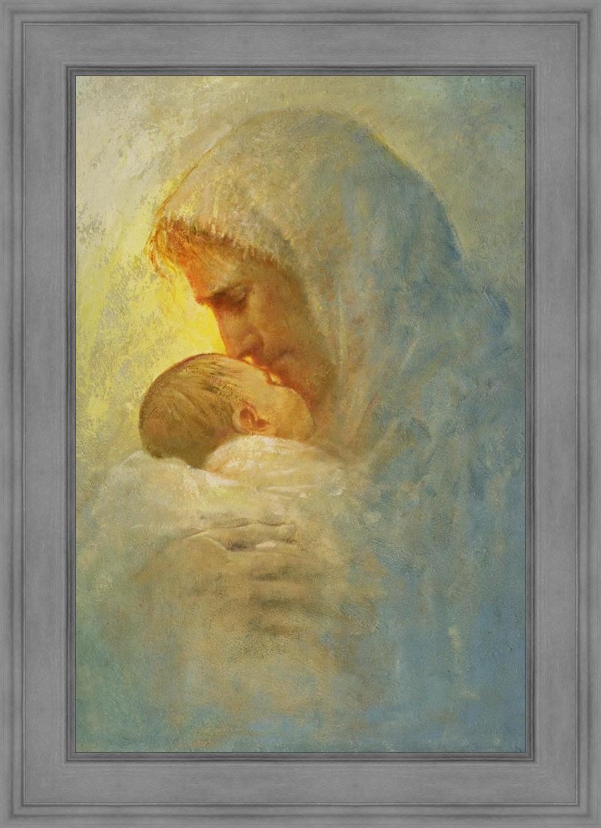 Abba By Yongsung Kim - Premium Christian Wall Art for Home & Church Decor | Inspirational Bible Verse Canvas Painting for Living Room, Bedroom & Office