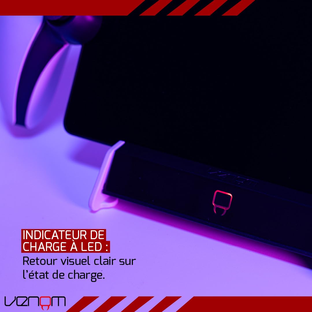 PlayStation Portal (PS5) Charging Dock Station - Fast Wireless Charger for PS5 Accessories | Perfect for Gaming Setup & Home Entertainment