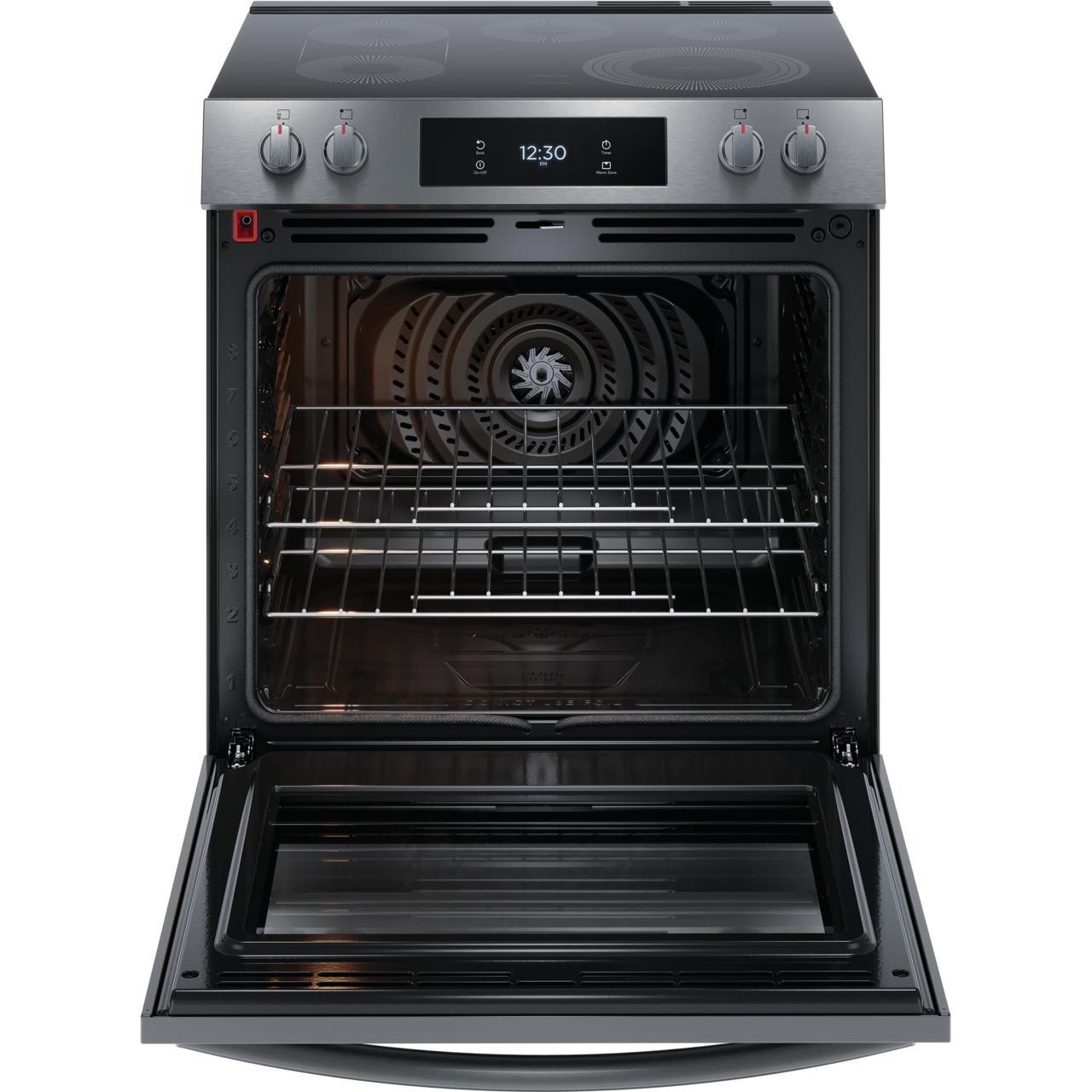 Frigidaire Gallery 30 Inch Electric Range with Convection Technology GCFE306CBD - Perfect for Home Kitchens & Baking Enthusiasts