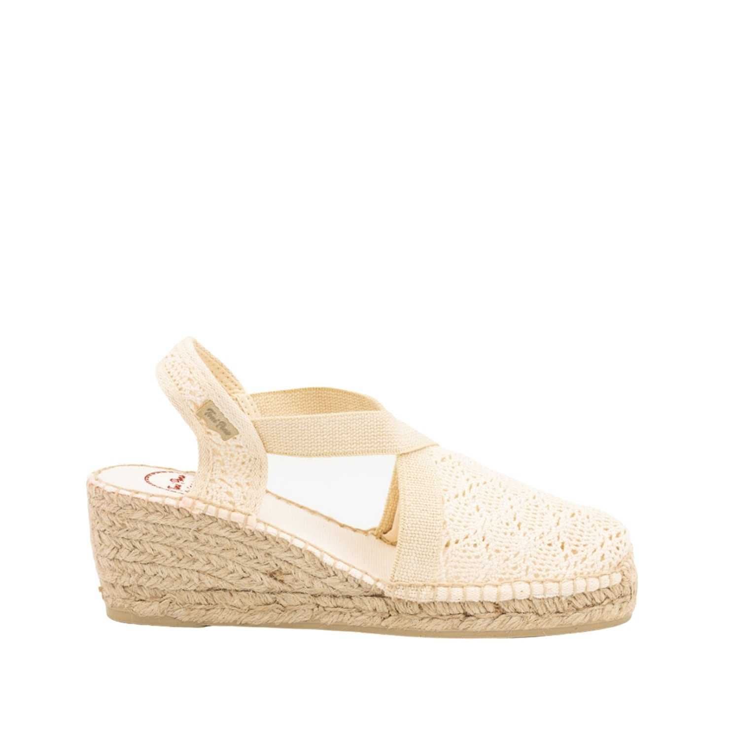 Comfortable Cotton Blend Wedge Sandals for Women - Breathable & Stylish Summer Shoes for Casual Outings, Beach Walks, and Everyday Wear | Terra AD