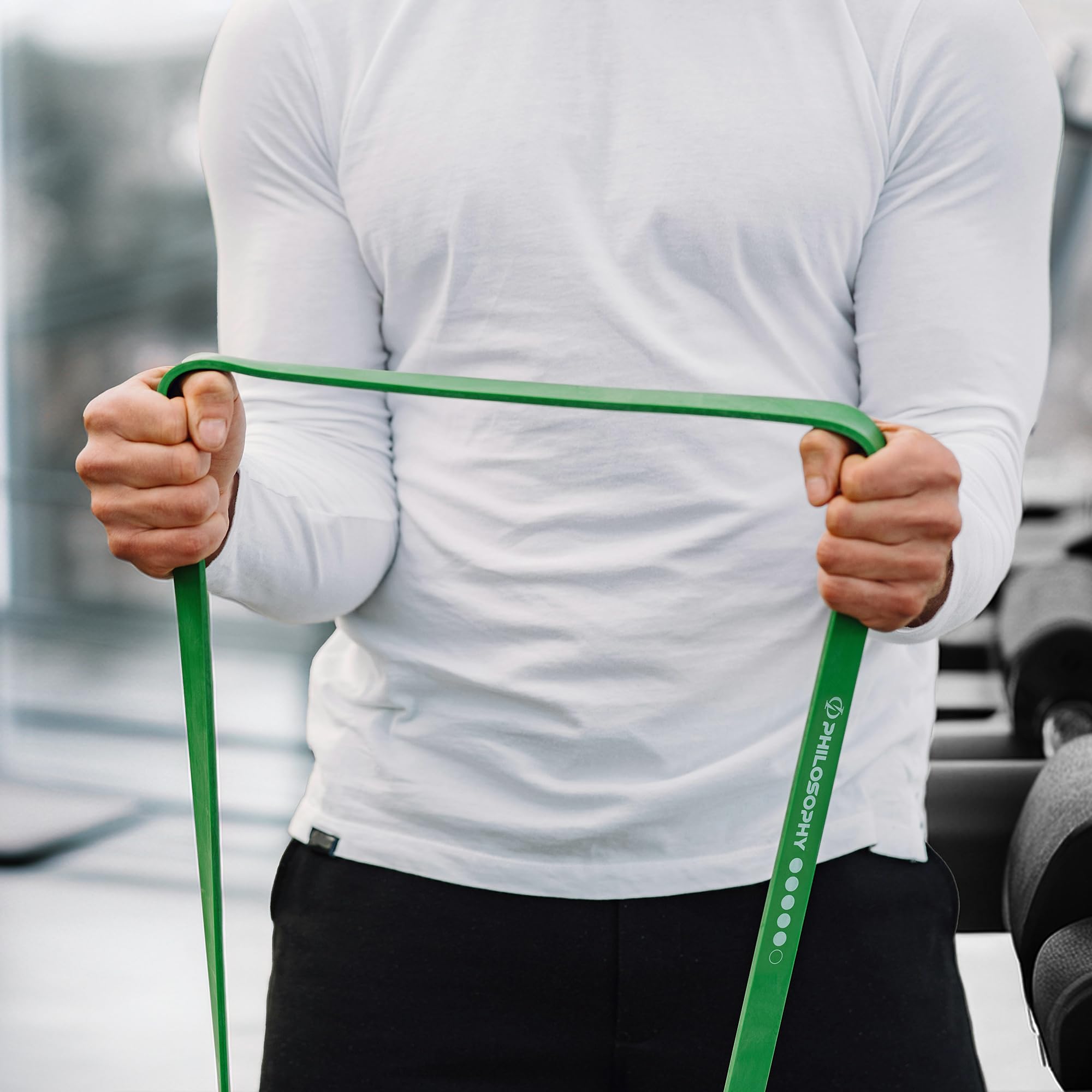 Philosophy Gym Pull Up Assist Band - Workout Resistance Bands for Home & Gym Training