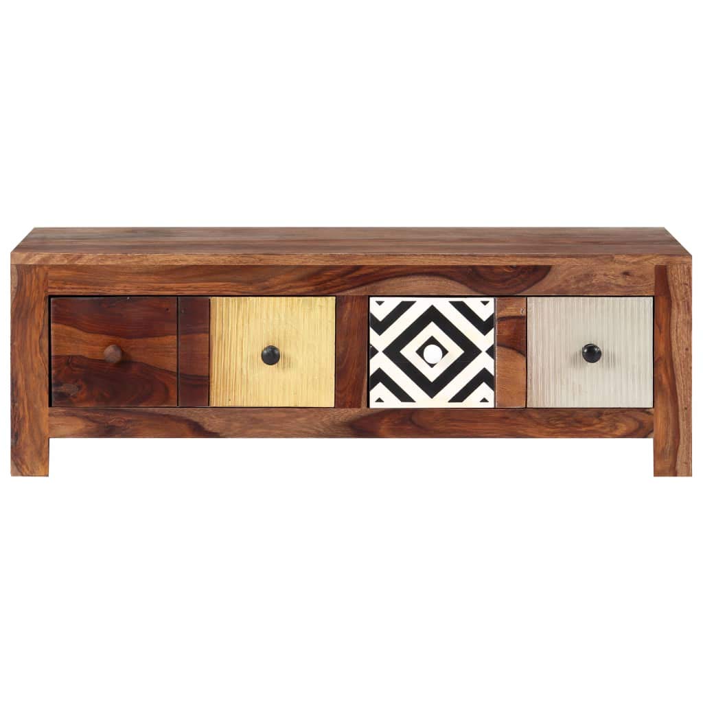 FAMIROSA Solid Sheesham Wood Coffee Table 35.4