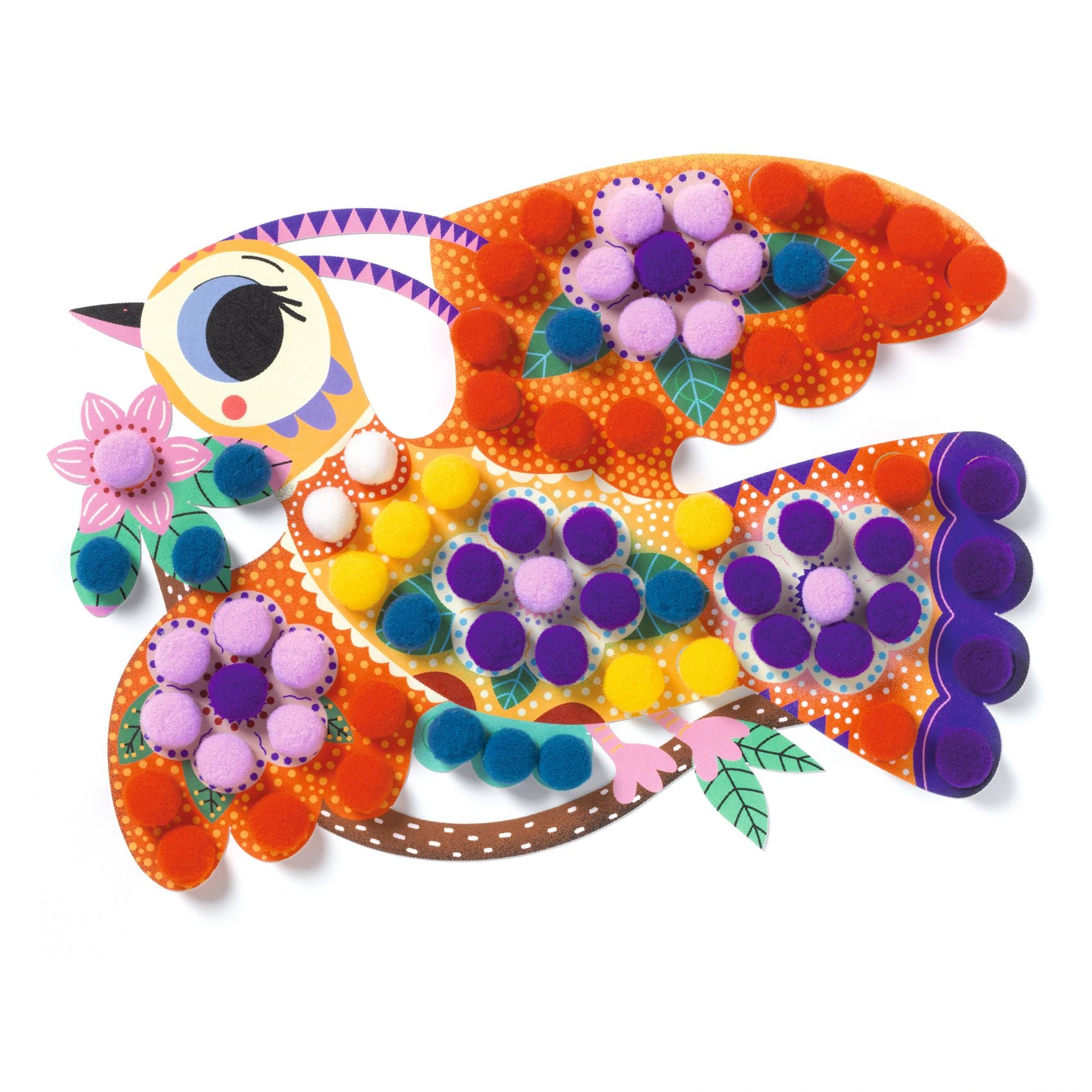 Shapes & Bobbles Craft Set for Kids - DIY Art and Craft Kit for Creative Play, Classroom Activities & Birthday Party Fun
