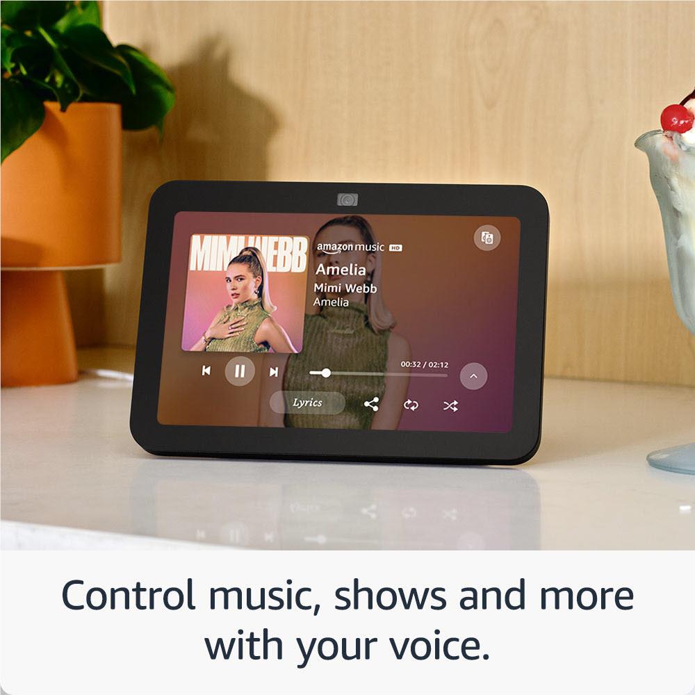 Amazon Echo Show 8 (3rd Gen) Smart Display with Alexa - Glacier White - HD Screen, Smart Home Hub, Video Calls & Entertainment for Kitchen, Bedroom & Living Room