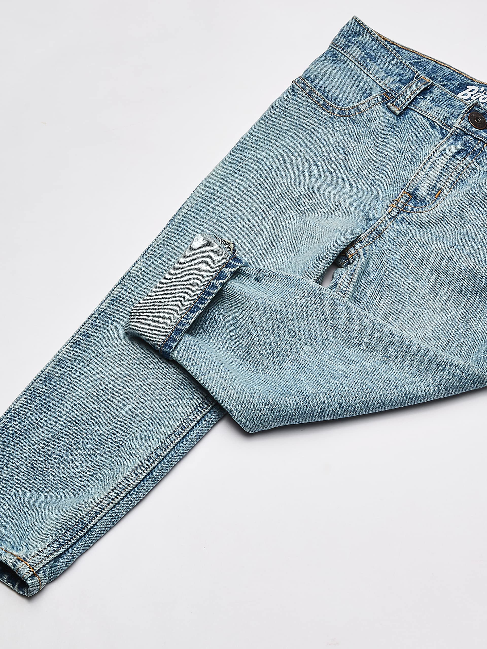 OshKosh B'Gosh Boys' Straight Fit Jeans - Comfortable & Durable Denim Pants for School, Play & Everyday Wear
