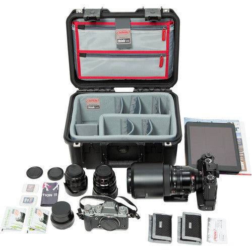 SKB iSeries 1309 6 Case with Think Tank Photo Dividers & Lid Organizer - Professional Camera Gear Storage for Travel & Studio Photography