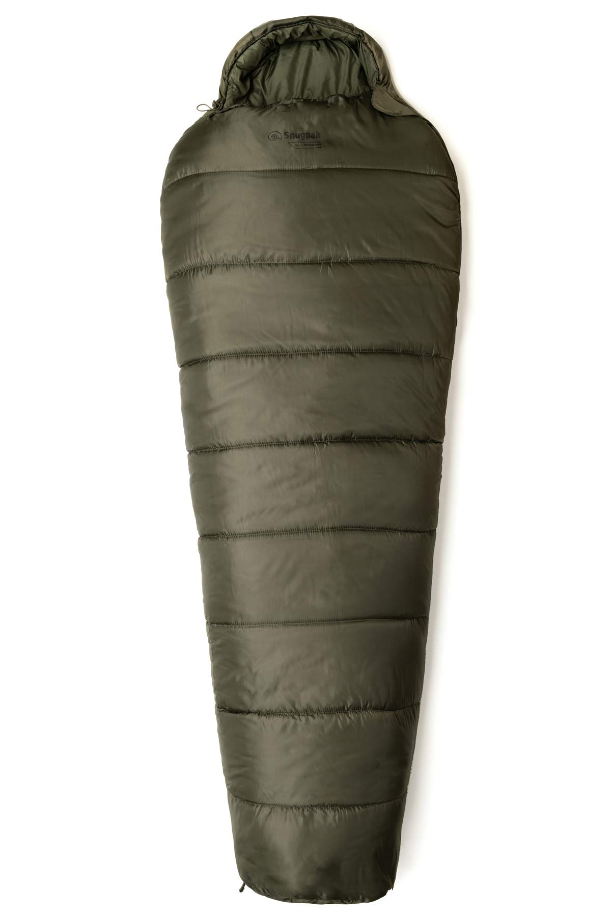 Snugpak Basecamp Ops Sleeper Expedition Sleeping Bag - Insulated Olive Green with Compression Stuff Sack | Lightweight & Water-Resistant for Camping, Hiking & Outdoor Adventures