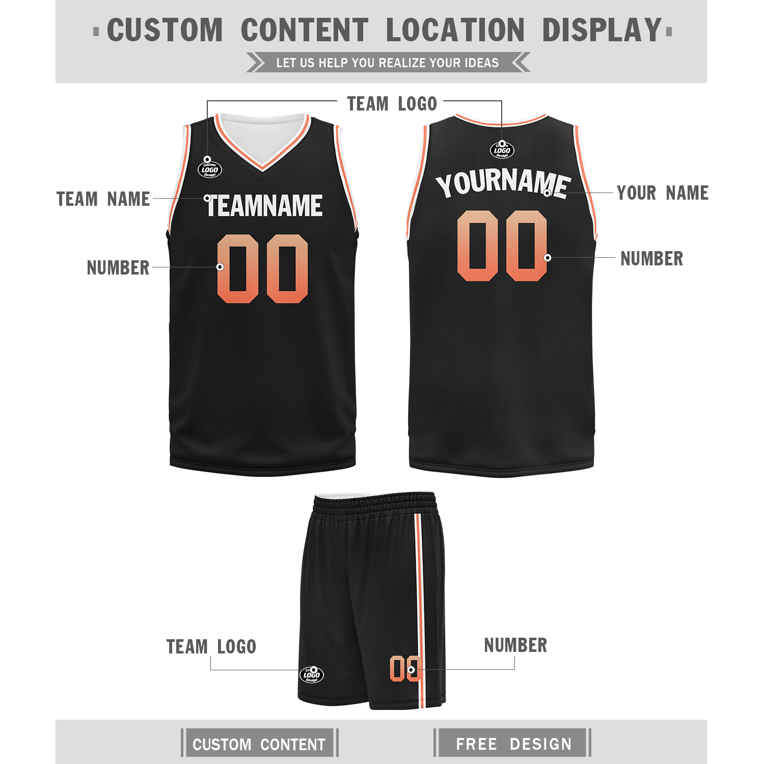 Custom Black Classic Style Basketball Jersey BBJ01 - High-Performance Sports Uniform for Men & Women - Perfect for Games, Training, and Team Events