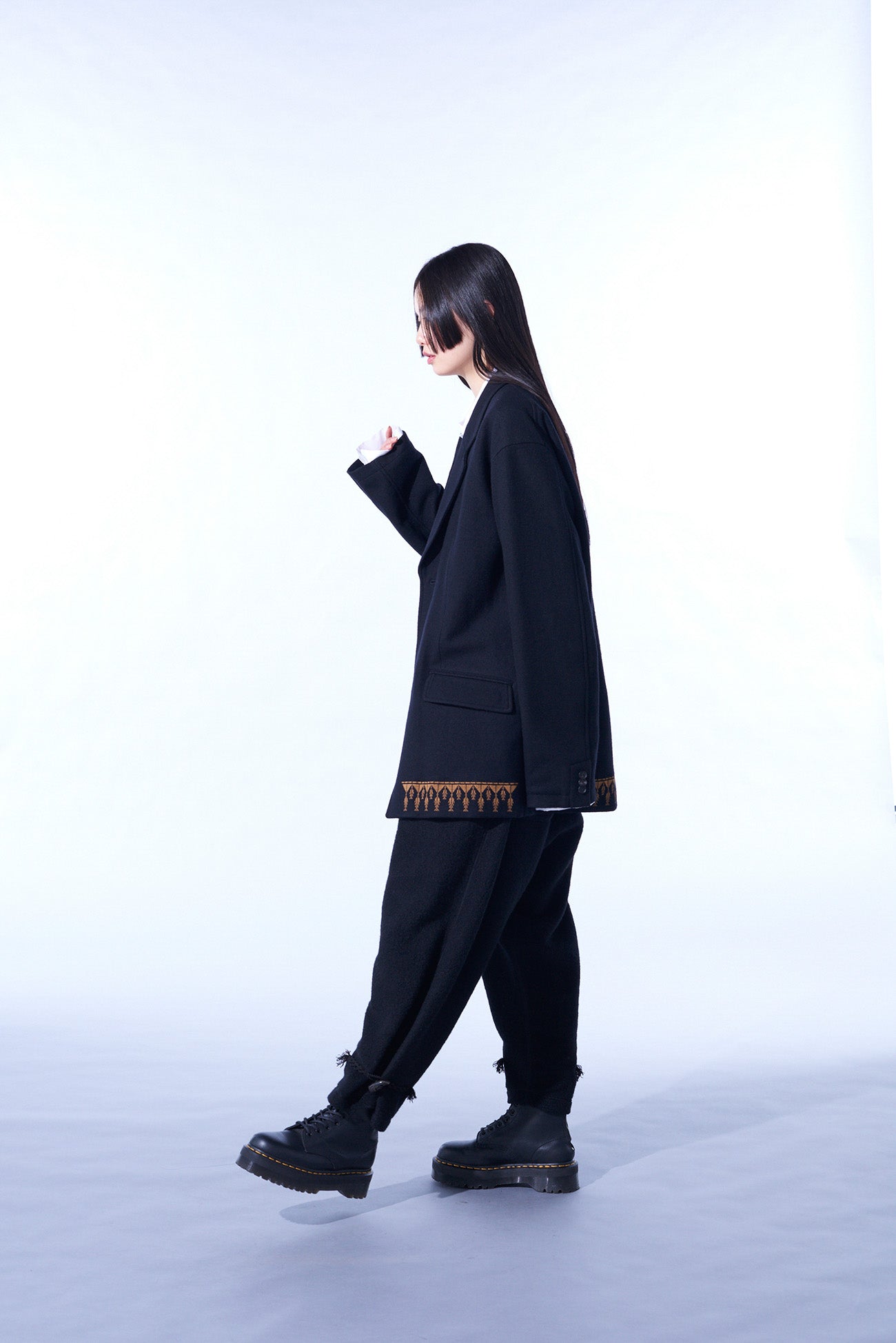 Ethnic Embroidered Jacket for Women - Soft Compressed Jersey Fabric - Stylish Outerwear for Casual Wear, Festivals & Travel