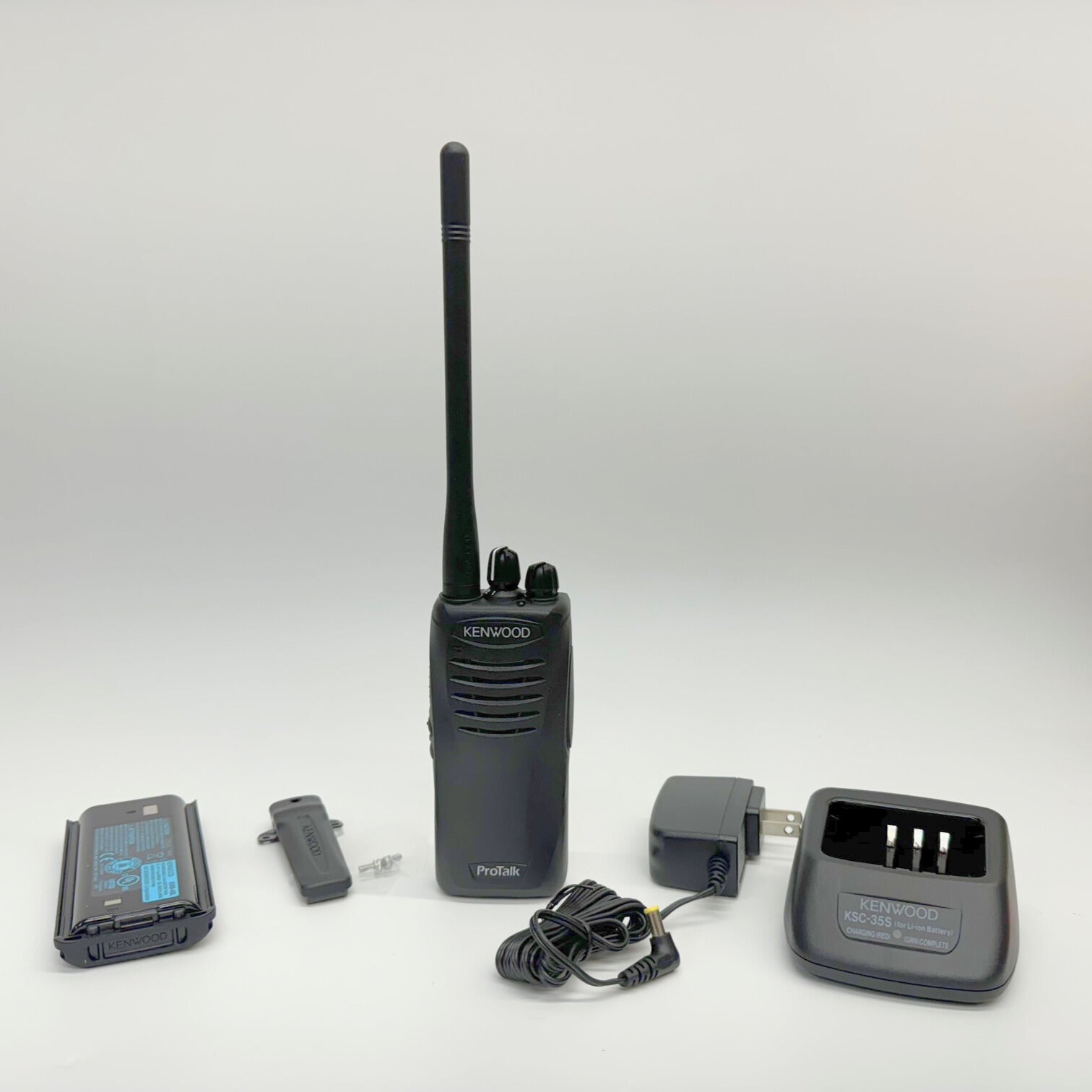 Kenwood TK-2400V4P VHF Two-Way Portable Radio - Reliable Communication for Construction, Security & Outdoor Adventures