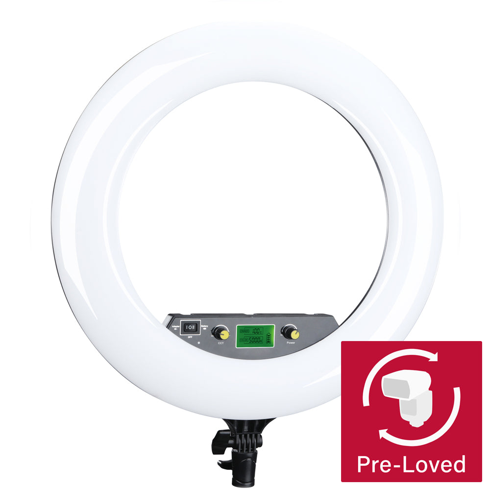 NiceFoto LR 480A II Professional LED Ring Light - Perfect for Portrait Photography, Makeup Videos, and Product Shooting | Ideal for YouTube, TikTok, and E-commerce Content Creation