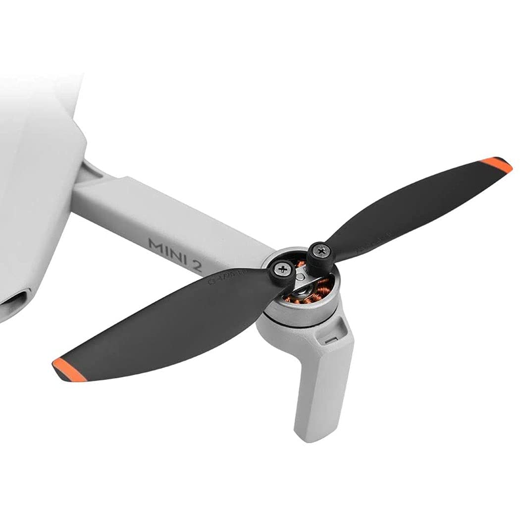 (24 Pcs) DJI Mini 2/Mini SE/Mini 2 SE/Mini 4K Drone Replacement Propellers - Low-Noise Quick-Release Blades Compatible with Mavic Mini 2/Mini SE/4K - Orange Props Accessories for Aerial Photography & Outdoor Adventures