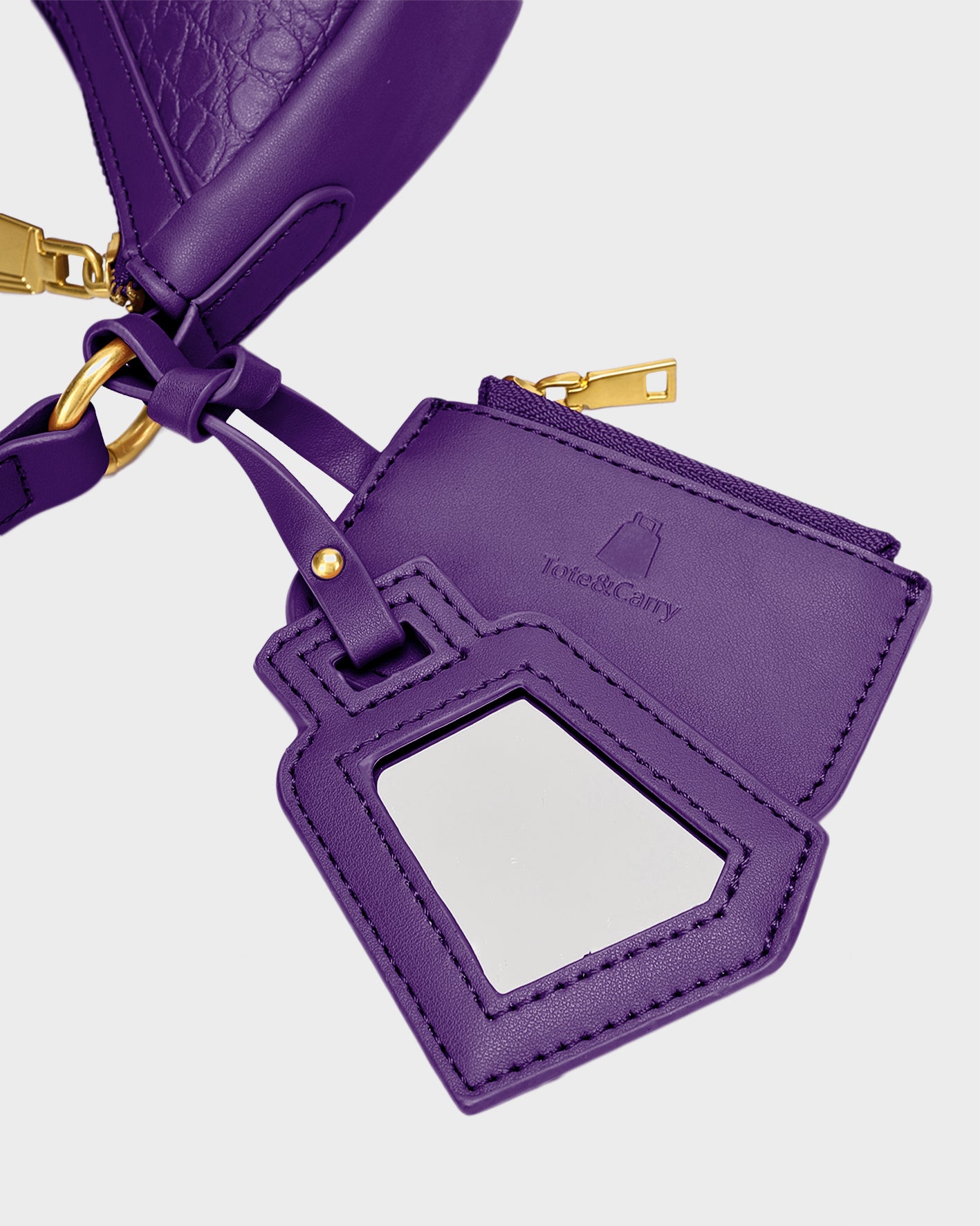 Stylish Purple Shoulder Purse for Women - Trendy Crossbody Bag for Daily Use, Travel & Shopping