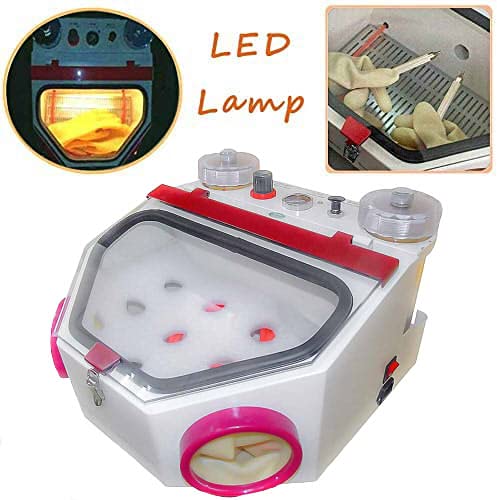 BONEW Double-Pen Dental Sandblaster - Fine Sand Blasting Machine for Dental Lab | Perfect for Crowns, Bridges & Implant Cleaning