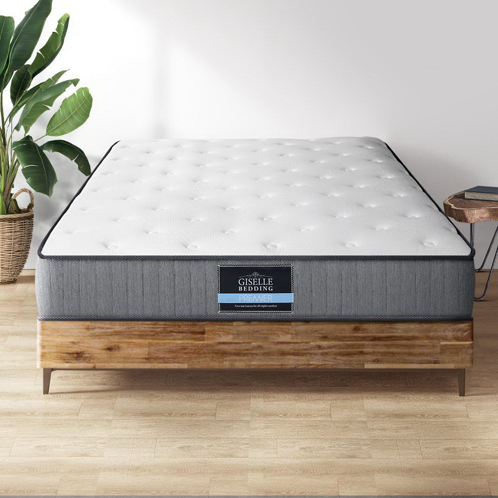 Extra Firm Leera Series Tight Top Mattress 23CM Thick King Size - Premium Support for Back Pain Relief & Pressure Relief - Ideal for Master Bedroom, Guest Room & Home Use