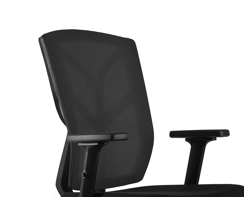 Premium SVEN High Back Ergonomic Office Chair - Black | Adjustable Lumbar Support & Tilt Function | Ideal for Home Office, Gaming & Workspace Comfort