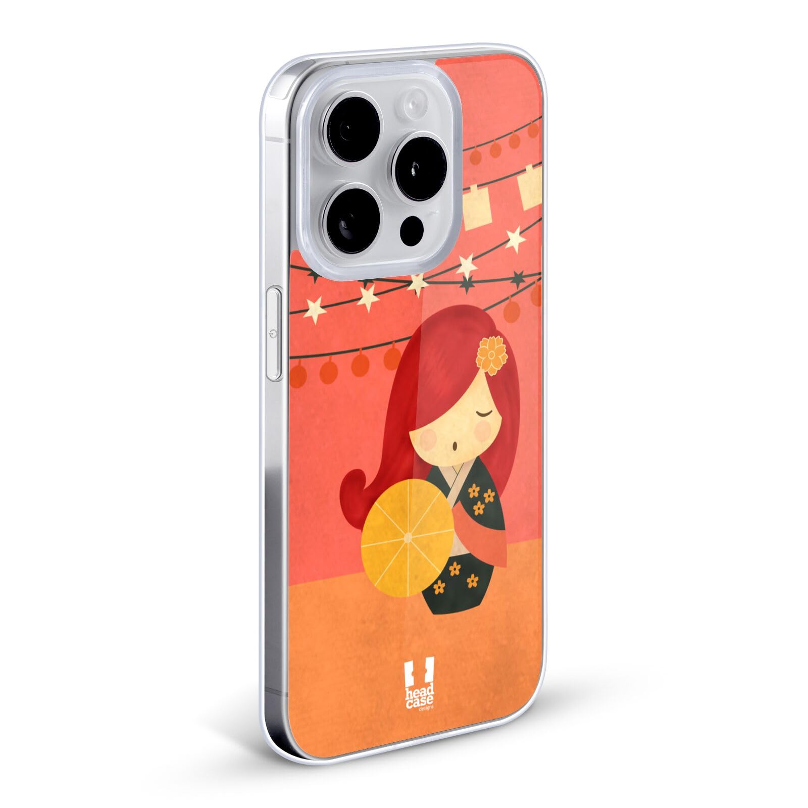 Head Case Designs Tori Japanese Doll Soft Gel Phone Case for Apple iPhone 7/8/SE 2020 & 2022 - Cute Anime Style Protective Cover for Everyday Use & Gift Giving