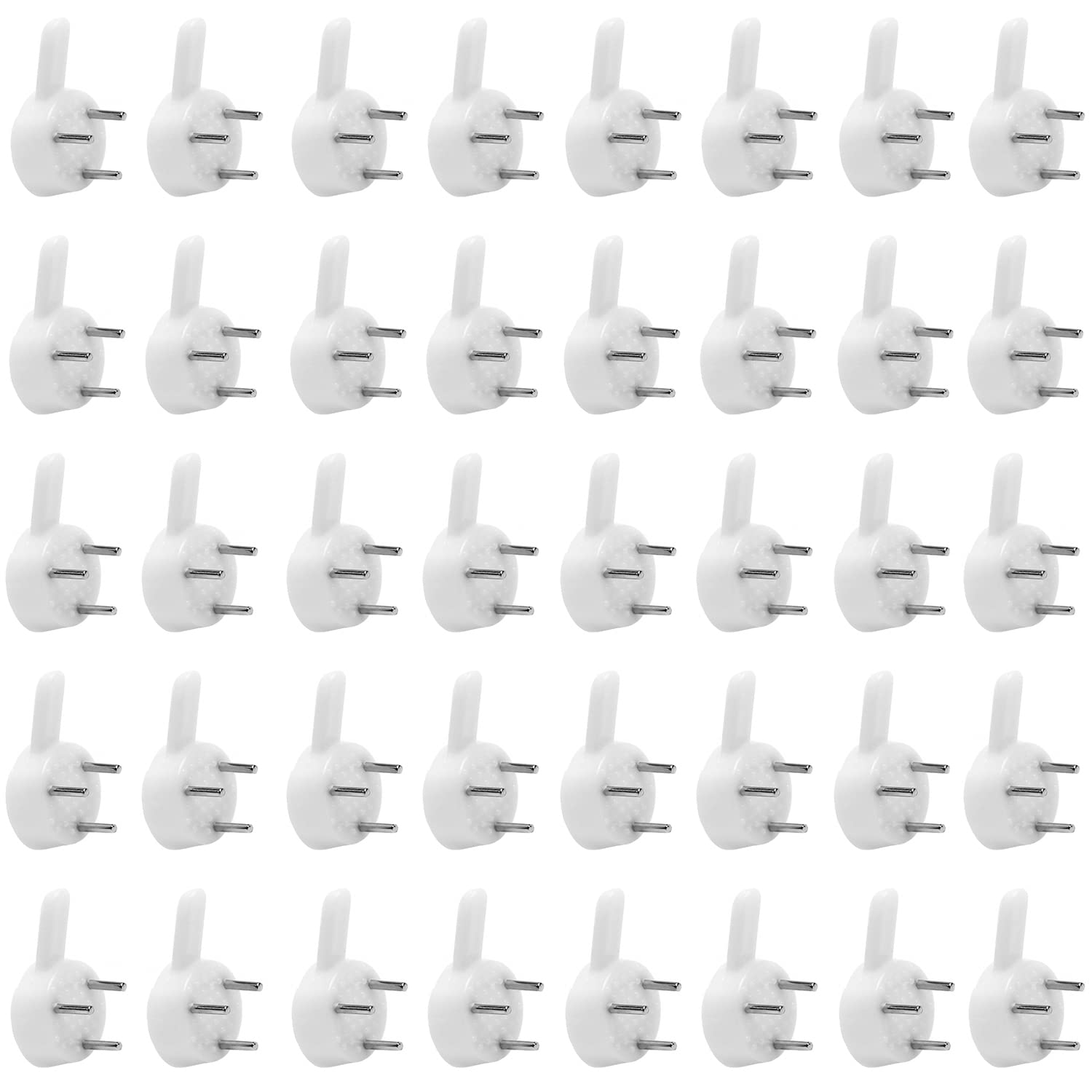 200 Pcs Heavy Duty Non-Marking Wall Hooks - Invisible Nail Hangers for Pictures, Frames & Decor - Damage-Free Hanging Solution for Walls, Doors & Home Organization