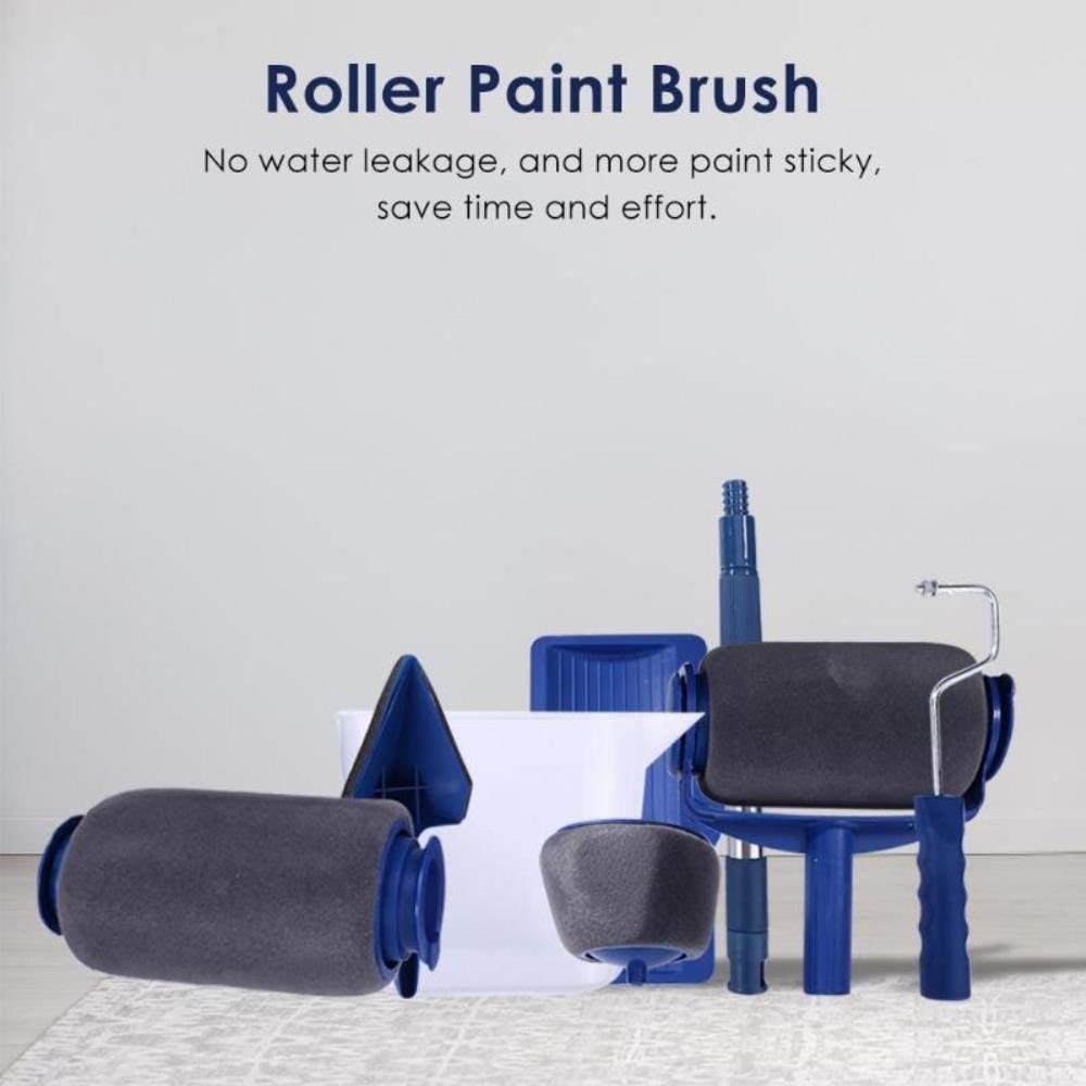 6-Piece Paint Roller Set - Multi-Functional Wall Painting Brushes for Home Decoration & DIY Projects - Perfect for Interior Walls, Ceilings, Furniture & Craft Painting (3/5/6/7/8 PCS Options Available)