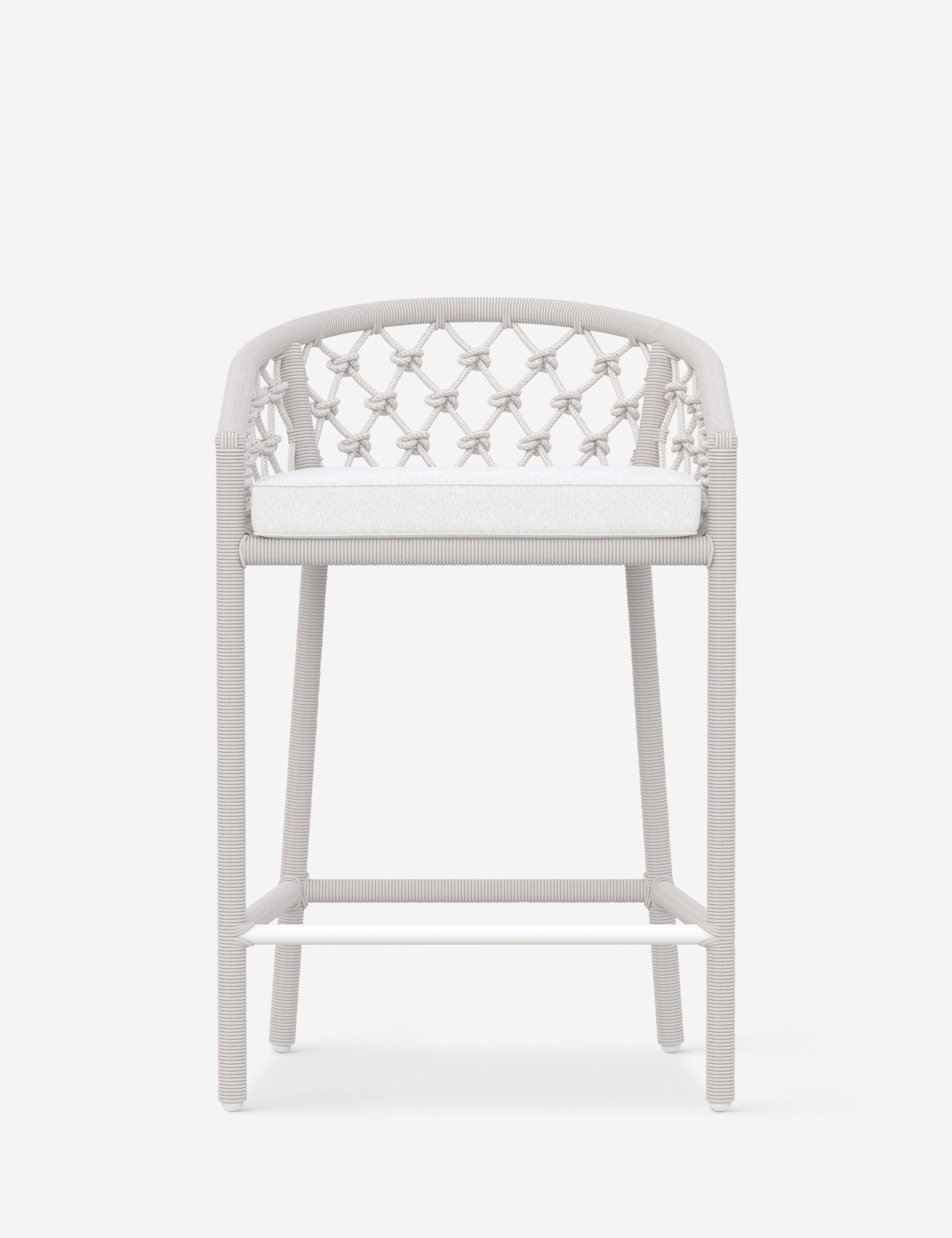 Gibbs Indoor Outdoor Counter Stool - Adjustable Height Bar Stool for Kitchen Island, Dining Table & Patio - Modern & Comfortable Seating for Home & Commercial Use