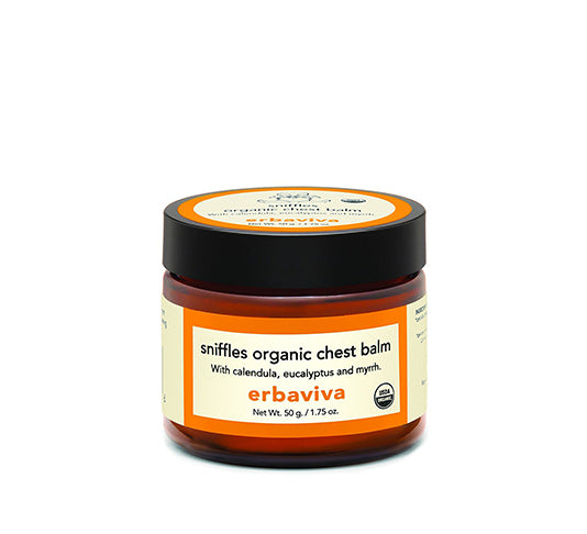 Erbaviva Organic Sniffles Baby Chest Balm for Congestion Relief – Soothing Eucalyptus & Lavender – Safe for Sensitive Skin – Perfect for Nighttime & Travel Use