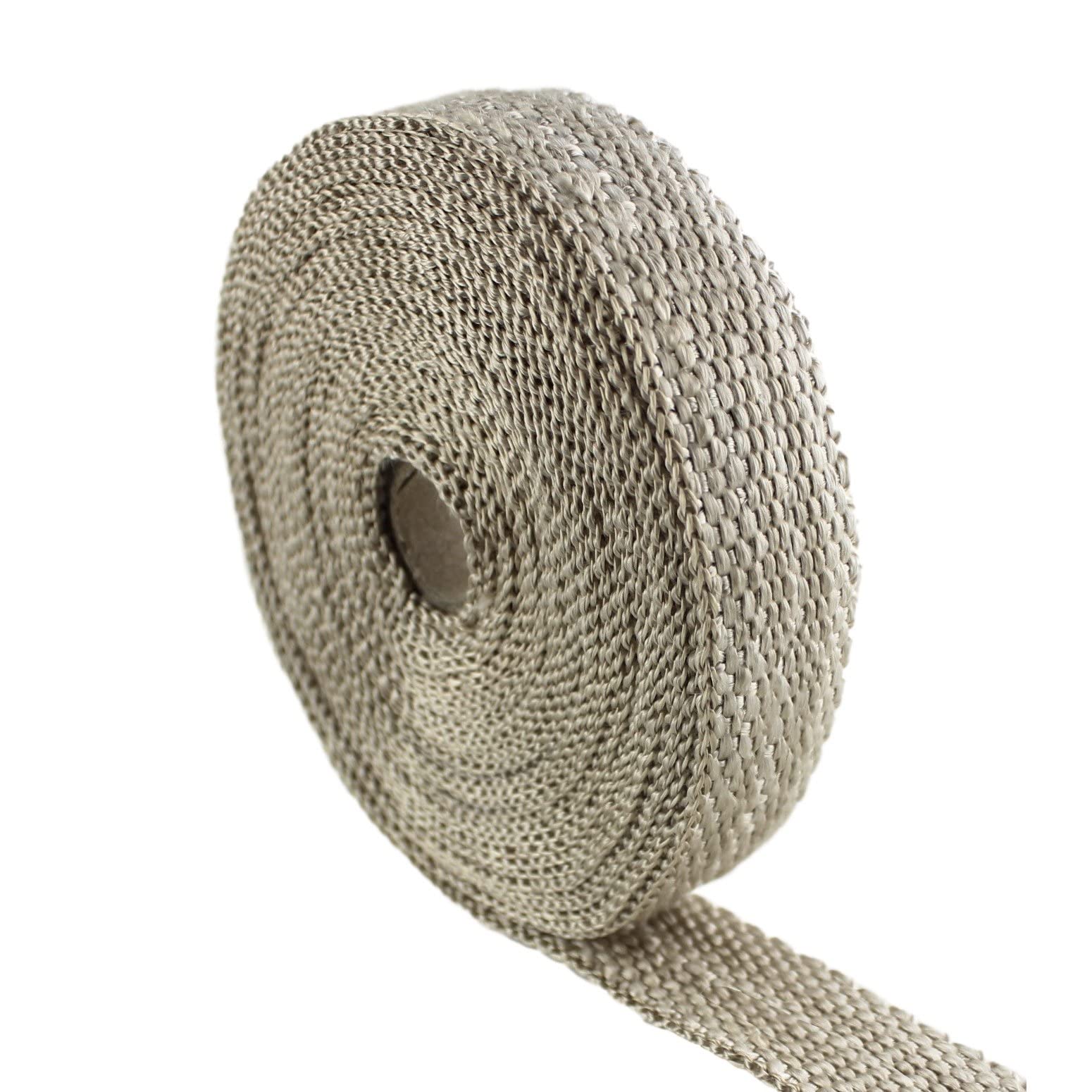 High-Temperature Exhaust Pipe Wrap & Heat Shield Tape - Fiberglass, Basalt (Titanium), Vermiculite or Foil Faced for Automotive, Motorcycle & Marine Engine Protection - Reduce Heat & Improve Performance
