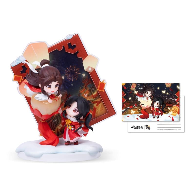 Official Heaven Official's Blessing Anime Figure - TGCF Xie Lian & Hua Cheng Action Doll | Tian Guan Ci Fu Collectible Toy | Perfect Birthday Gift for Anime Fans | Display for Home, Office, or Anime Collections