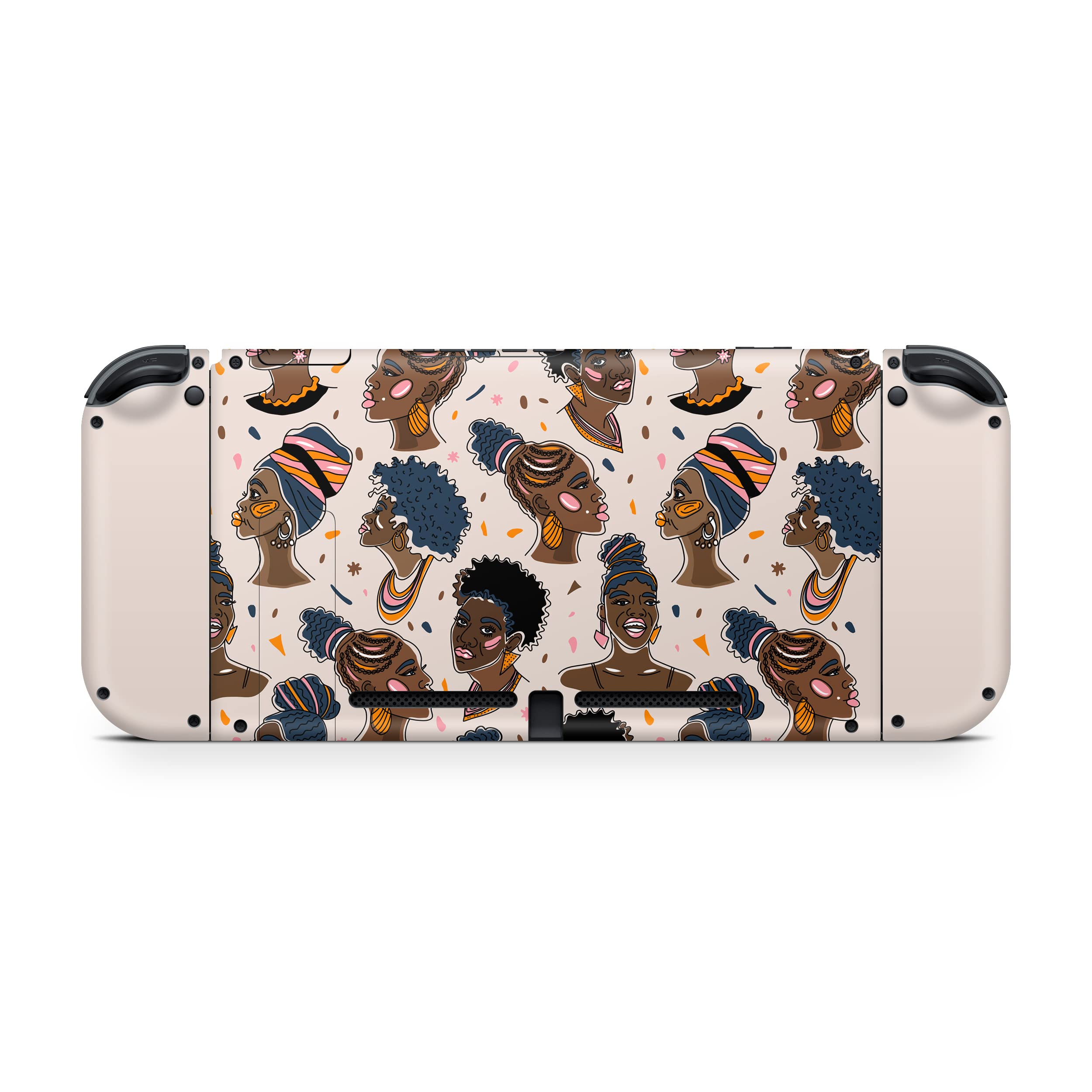Black Lives Matter Nintendo Switch Skin - Premium 3M Vinyl Full Wrap Decal in Beige | Compatible with All Switch Models | Perfect for Gaming, Travel & Showcasing Social Awareness