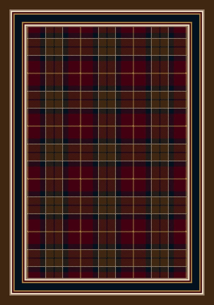 Design Center Magee Plaid Garnett Rug 7'8