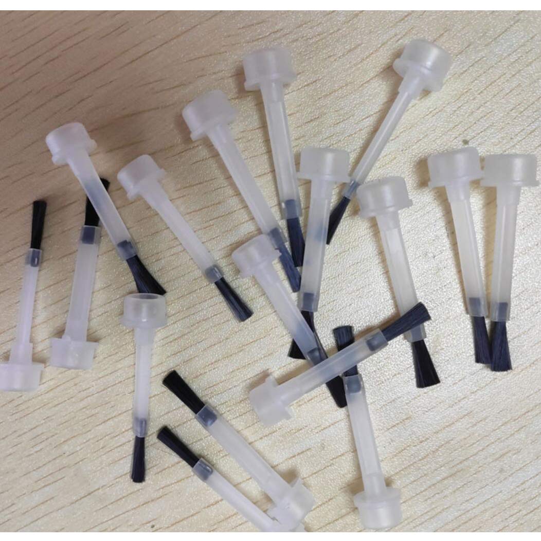 10 Pcs Nail Polish Replacement Brush Heads - Gel & Liquid Brushes for Dipping Powder, Base Coat, Top Coat & Activator - Water-Based Nail Art Accessories - Perfect for Salon & DIY Manicures at Home
